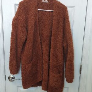 Pink Republic Fuzzy Cardigan